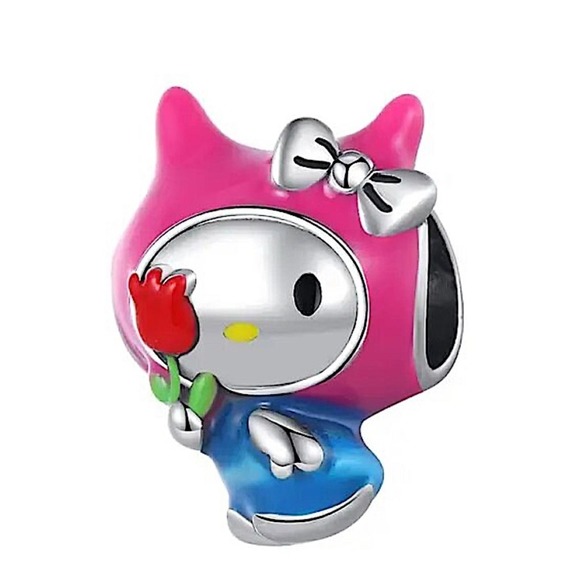 Hello Kitty & Friends Sterling Silver Charm - Picture 1 of 1